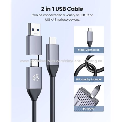 Câble adaptateur USB C vers SATA pour disque dur externe / SSD (compatible  Thunderbolt 3) –
