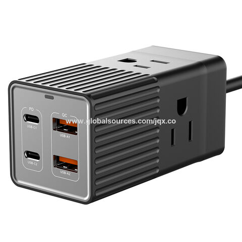 Enchufe Tomacorriente Múltiple 4 Tomas + 3 Puertos USB + 1 Type C OEM