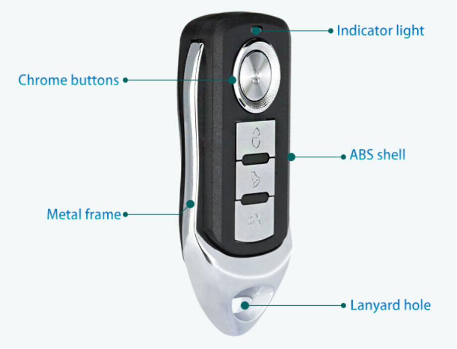 Buy Wholesale China Global Best-selling Radio Remote Control Metal 4 Buttons Code Can Be Copied ...