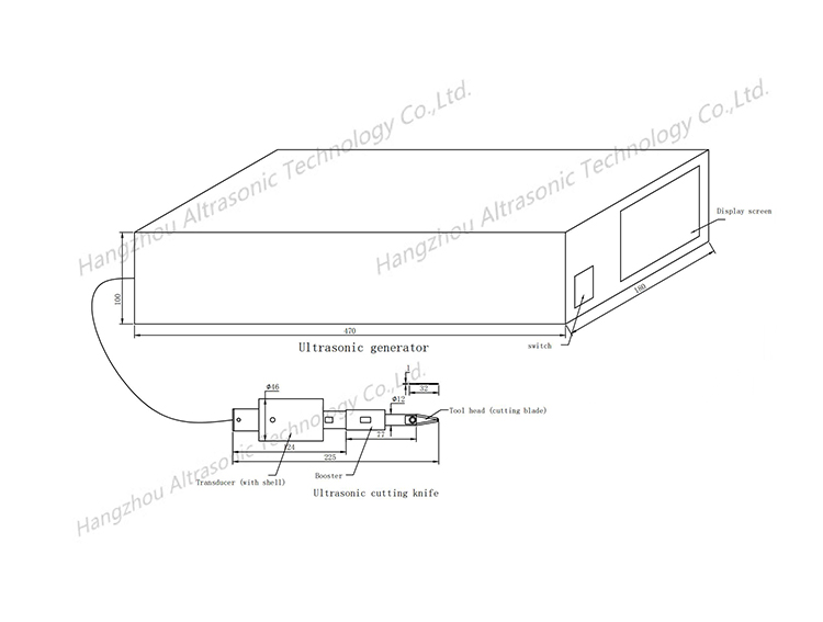 China Portable Replaceable Blade Ultrasonic Cutter Machine For Cutting  Non-woven Fabric Factory, Manufacturers and Suppliers - ALTRASONIC