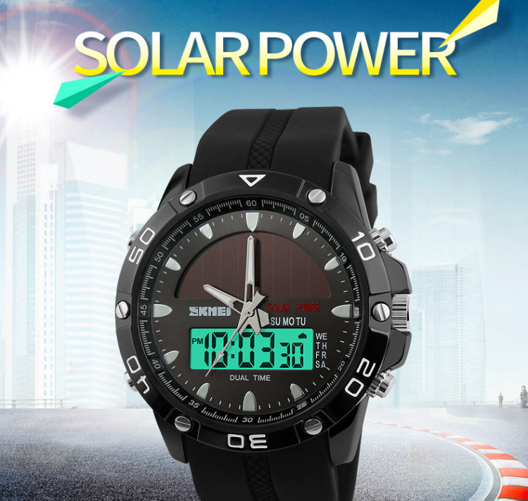 Skmei solar 2025 watch 1064