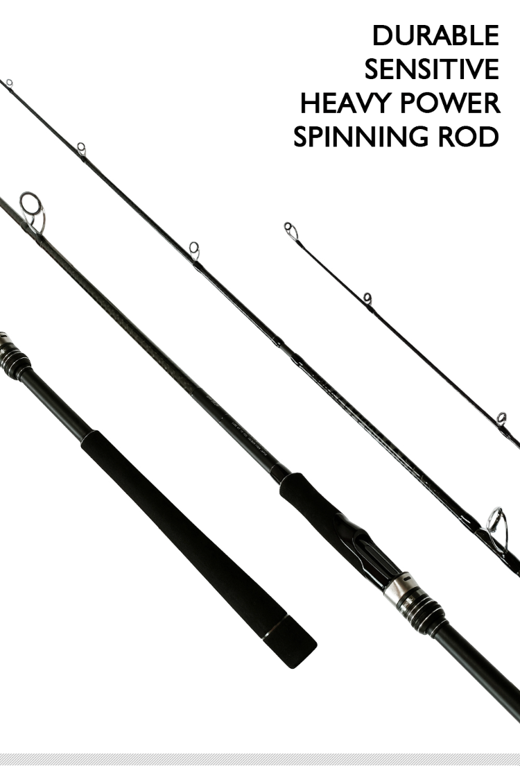 Newbility 2.7m High Carbon Heavy Power F Action Two Piece Spinning Rod  Spinning Rods $46.88 - Wholesale China Spinning Rods Carbon Fiber at factory  prices from Weihai Newbility Outdoors Co., Ltd.