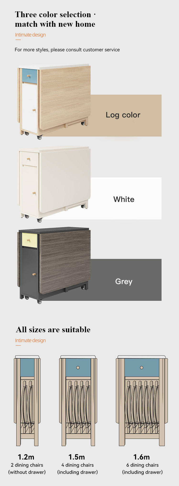 Bulk Buy China Wholesale Durable Space Saving Furniture Dining Table ...
