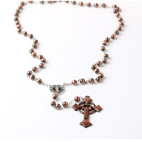 Buy Wholesale China Christian Jesus Cross Rosary Necklace Beads Pray Beads  Christian Jewelry Kinds Of New Design Jewelry & Jewelry at USD 1.5