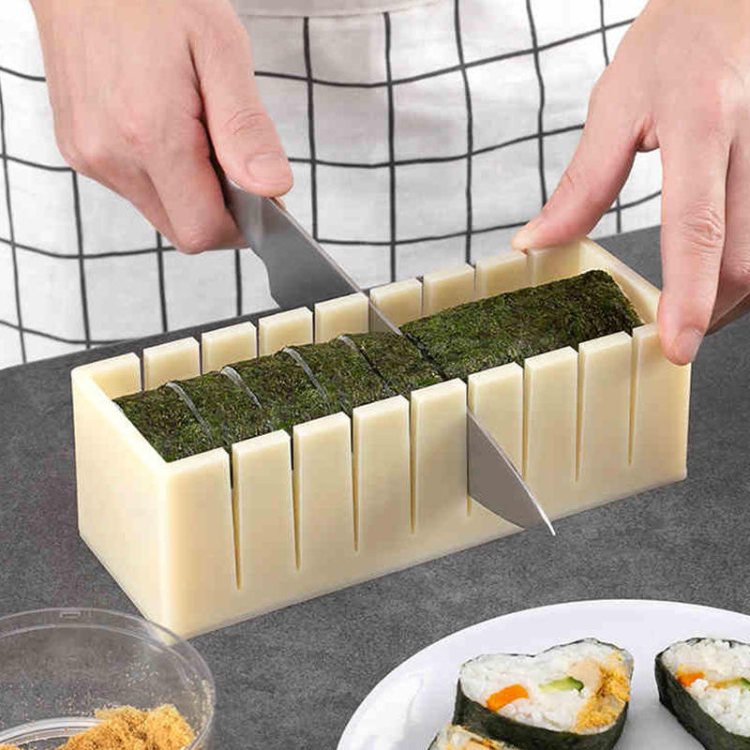 10pcs DIY Mold Cooking Tools Sushi Maker Kit Home Kitchen