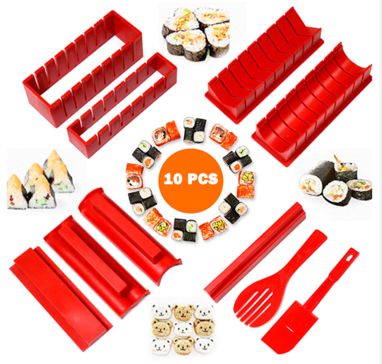 Dropship Quick Sushi Maker Roller Rice Mold Vegetable Meat Rolling Gadgets  DIY Sushi Device Making Machine Kitchen Ware to Sell Online at a Lower  Price