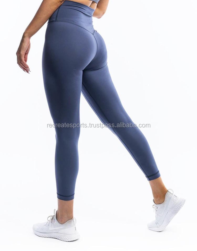 Full Size Slim Fit High Waist Long Sports Pants with Pockets