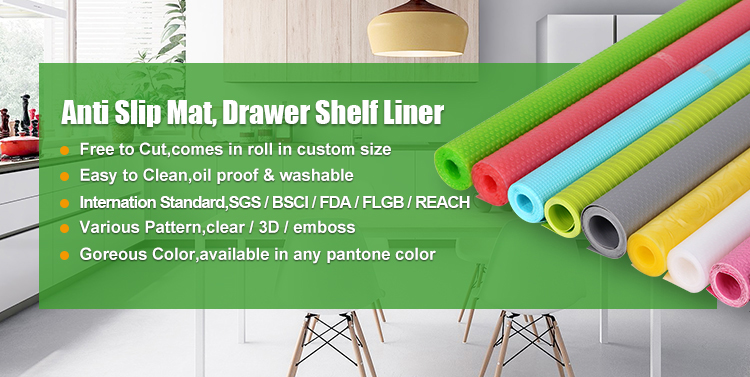 EVA Kitchen Cabinet Pad Drawer Liner Anti-Slip Mats Plastic Non Slip  Non-Toxic Waterproof Shelf Drawer Liners - China Anti Slip Mat, Shelf Liner