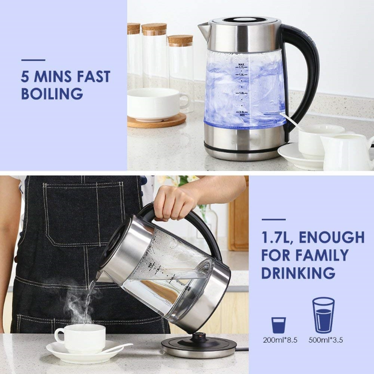 1.0L 2200W Food Grade Small Electric Kettle for Office - China Plastic  Thermo Kettle and Electric Kettle Water Plastic price