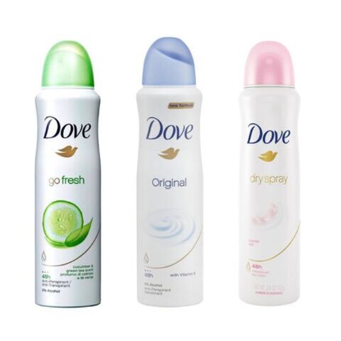 Buy Wholesale Canada Dove Invisible Dry Antiperspirant Spray Deodorant For  Men And Women 150 Ml (pack Of 10) & Dove Deodorant/dove Spray/body Spray/cheap  Spray at USD 0.1