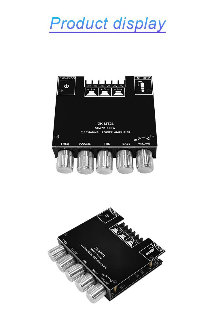 Buy Wholesale China Zk-mt21 Subwoofer Digital Power Amplifier Board 2.1 ...
