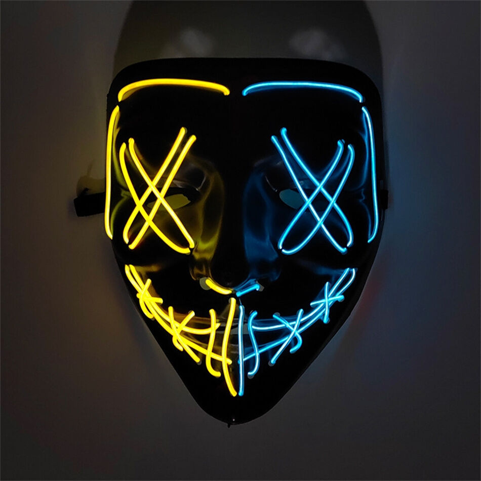 Wholesale Halloween Decoration Light Up Dj Party Neon Glowing El Wire