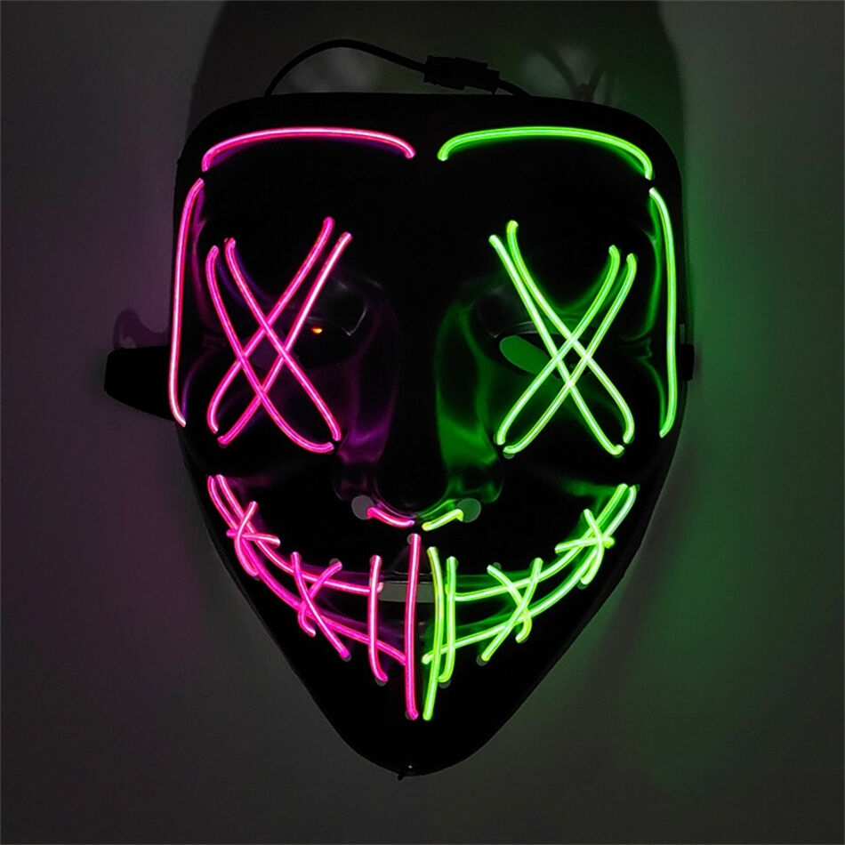 Wholesale Halloween Decoration Light Up Dj Party Neon Glowing El Wire