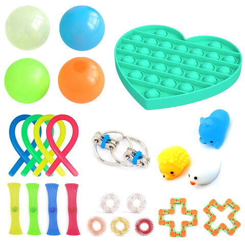 Pop Fidget Toys Its Ball Toy 4 PCS 3D Stress Balls It Pop Fidgets Pack  Party Favors for Kids Toys Autism Sensory Toys Bulk Squeeze Toys Toddler  Toys