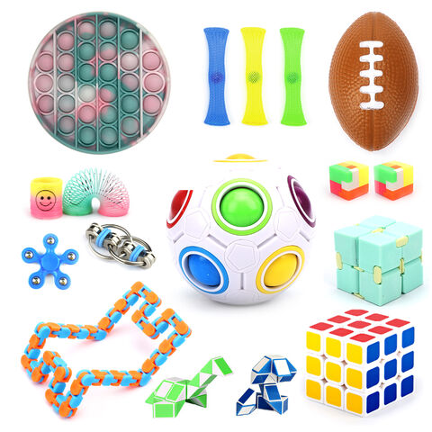 Buy Wholesale China Fidget Pack - Calming Sensory Figetget Toys - Stretchy  Strings Anxiety Relief Items - 6 Pack & Figetget Toys at USD 1.4