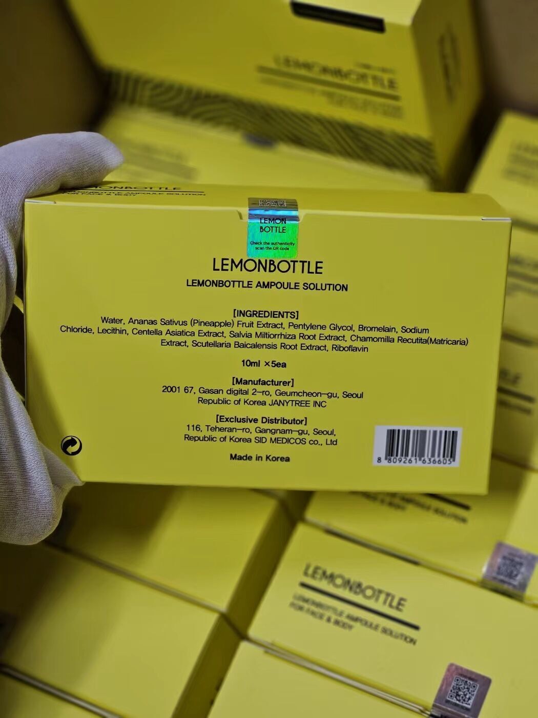 Buy Wholesale Turkey Original Korea Lemon Bottle Fat Dissolving 5*10ml ...