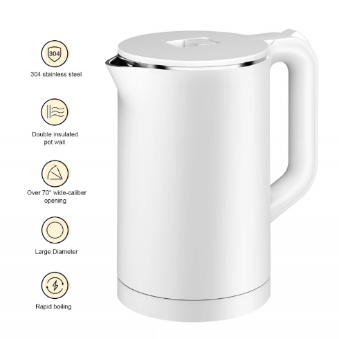 SUS304 Electric Kettle Cordless Teapot Stainless Steel 304 Fast Water Tea  Kettle Small Appliance LFGB - China SUS304 Electric Kettle and LFGB Kettle  SUS304 price