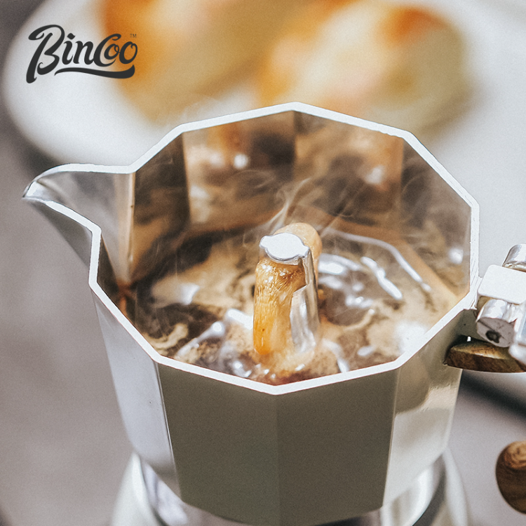 Bincoo Moka Pot Espresso Maker, Stovetop Espresso Moka Pot 6