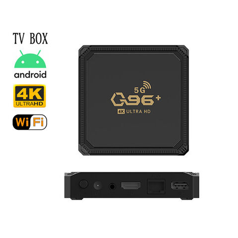 2.4G 5G WIFI Android 10.0 WiFi Media Player Smart TV Box Set Top Box Q96 TV  Box