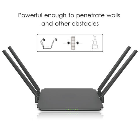 Buy Wholesale China Wholesale Ac1200 Dual Band Wireless/wifi Router With  Smart App Management And External Antennas Ce/fcc Certified & Wi-fi Router  at USD 7