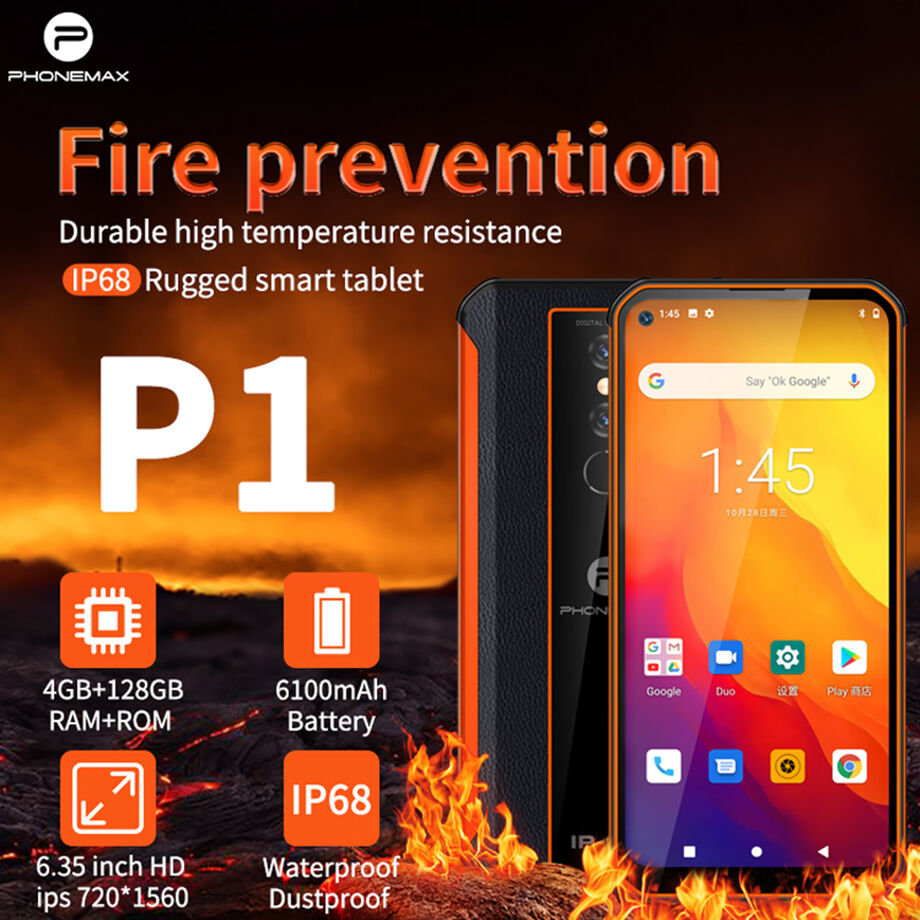 Buy Wholesale China Oem Cheap P1 6.35'' 4gb+128gb 4g Waterproof Ip68 ...