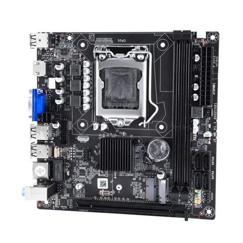Neues H61 Motherboard 1155 Pin DDR3 unterstützt Dual-Core/Quad-Core I3 i5 CPU mATX Motherboard mit M.2 Schnittstelle