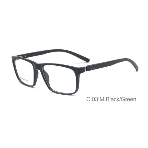 Square Men Glasses Frame Optical Luxury Brand Retro TR90 Anti-blu