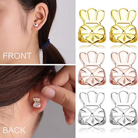 Buy Wholesale China Earring Lifters Support Heavy Back Lobe Backing Bax  Secure Safety Magic Earring Back For Heavy Earrings & Earring Lifters at  USD 0.22