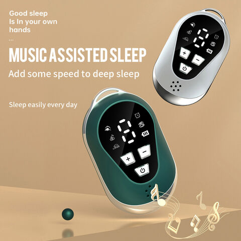 Alat Bantu Tidur Genggam Arus Mikro 9 Mode Pereda Tekanan Bantuan Tidur Cepat Tahan Lama Perangkat Genggam Portabel Pulsa Insomnia