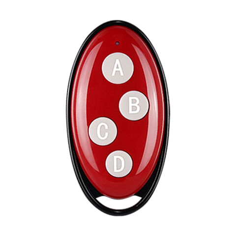Control Remoto RF Multicolor DC9V 4 Botones Código de Aprendizaje EV1527 Sirena Universal Lámpara LED Control de Iluminación Barreras rosa