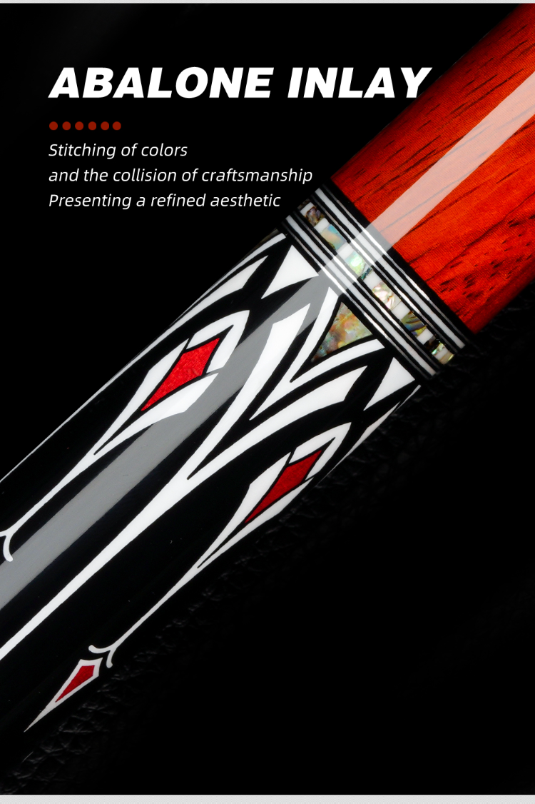 Jflowers Konllen Billiard Carbon Fiber Pool Cue Stick Real Inlay Cue ...