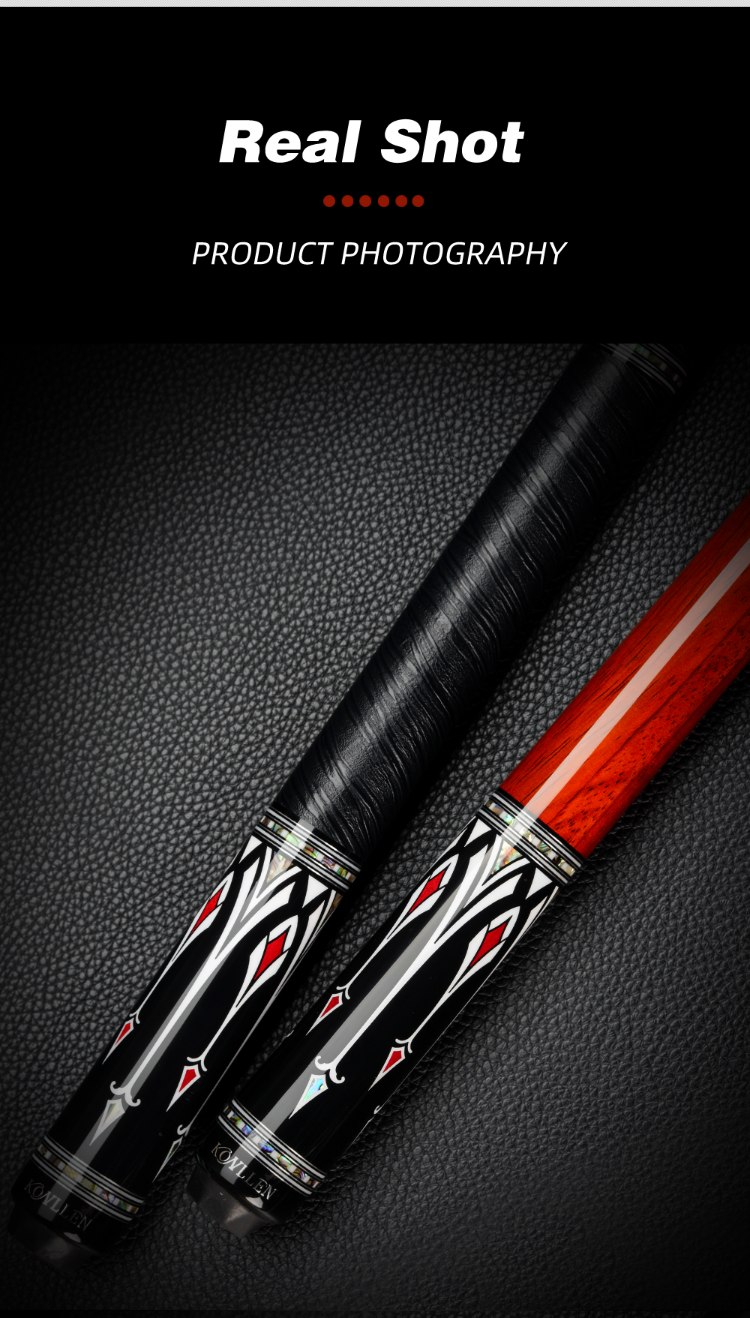 CROWN ME Carbon Fiber Pool Cue Stick, 12.5mm Tip Seychelles - View #10