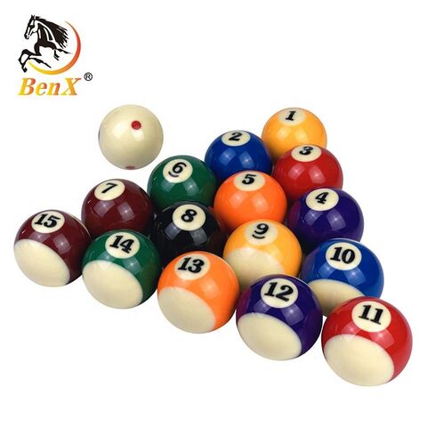 Benx 57.2mm 3a Pool Ball Crystal Color Factory Directly Sale
