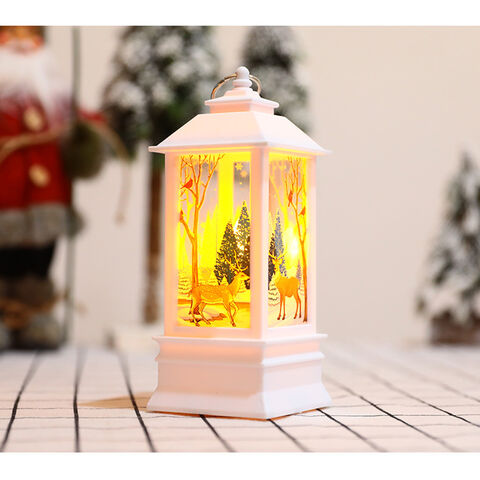 Christmas Mini Lantern Decorative Lights, Vintage Hanging Led