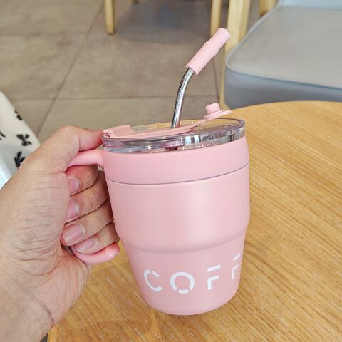 Simple Modern Travel Coffee Mug with Lid and Handle