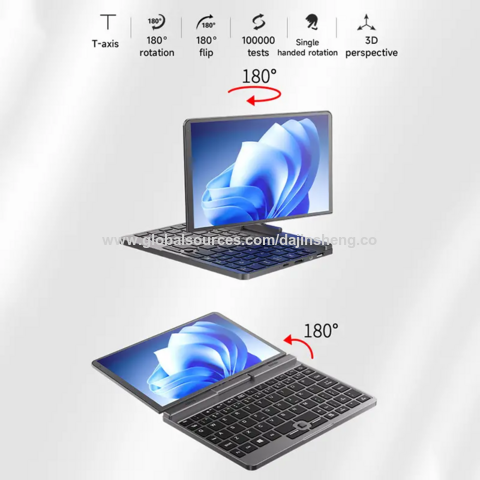 2024 Hot Sales 2 In 1 13.5 2.5k Double Screen Laptop N100 3.40