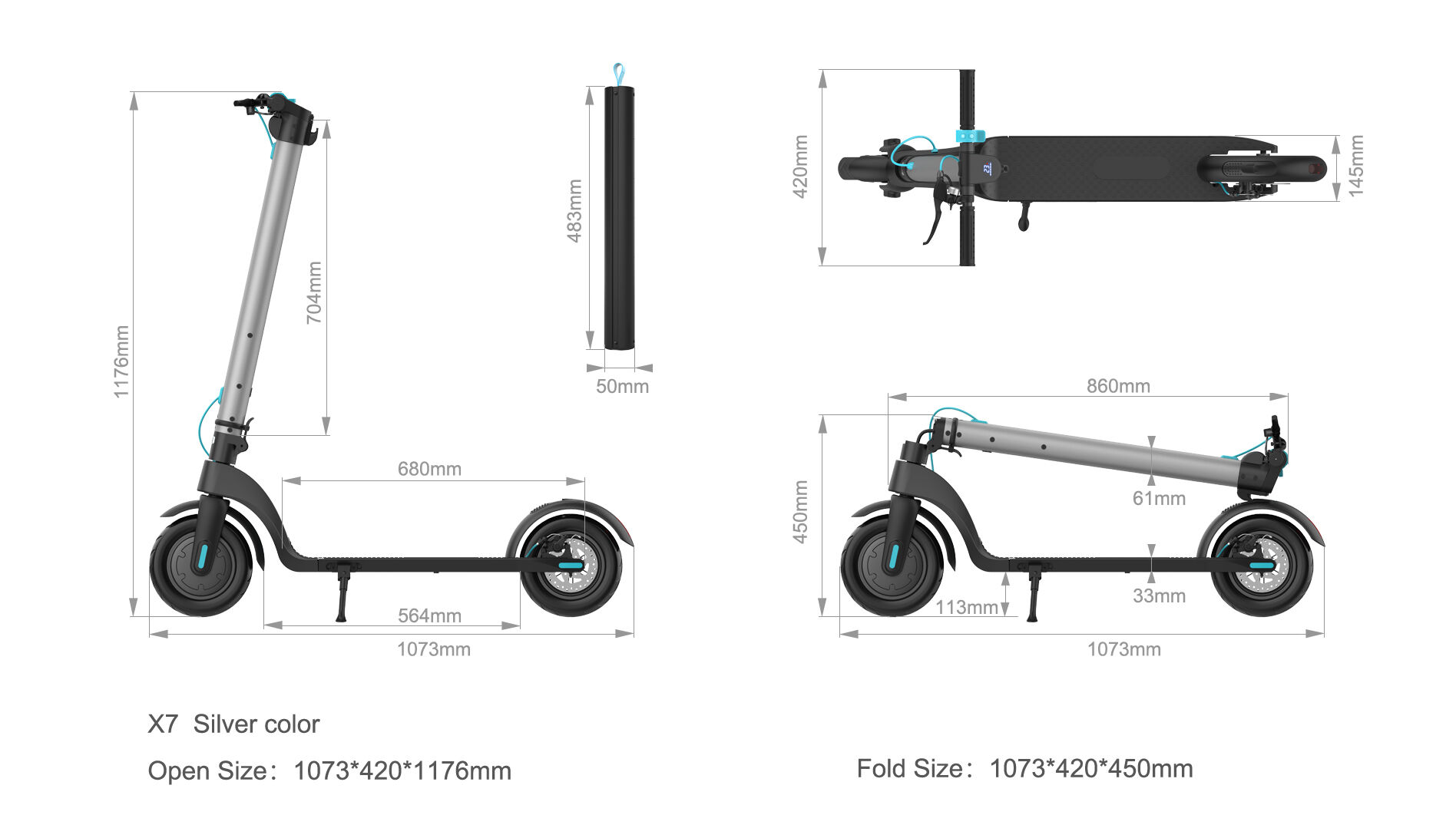 China Wholesale Price Hx X7 E-scooter 350w 36v5ah Removable Battery ...