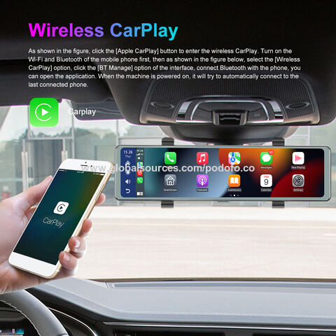 9.3 pouces HD IPS écran tactile stéréo de voiture avec Carplay, Android  Auto, double écran, récepteur audio de voiture portable prend en charge  toutes les voitures et camions : : High-Tech