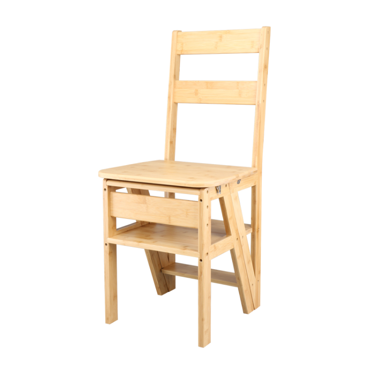 Two In One Chair Buy Wholesale China Folding 2in1 Chair Ladder Bamboo Stepper Ladder ...