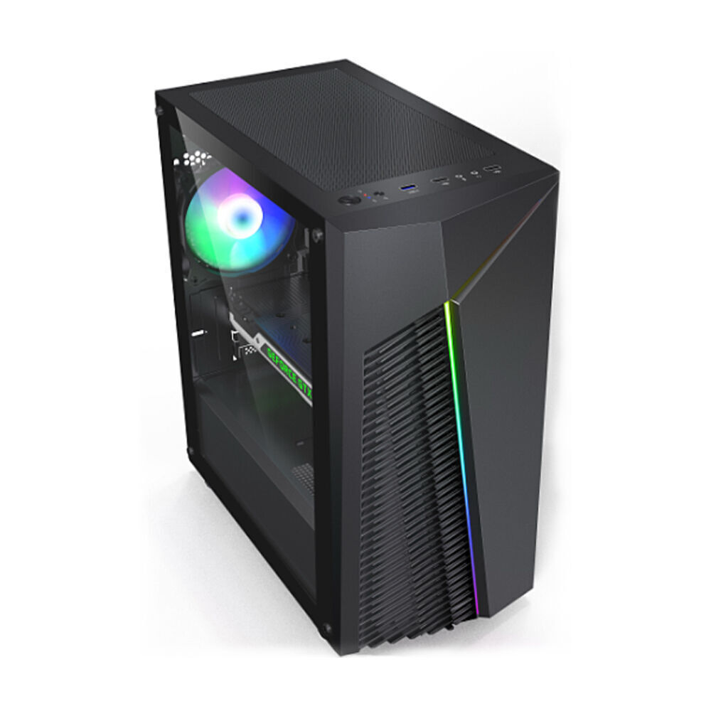 Sama Argb Stripe Micro Atx Gaming Case Easy Installation Pc Case Latest ...