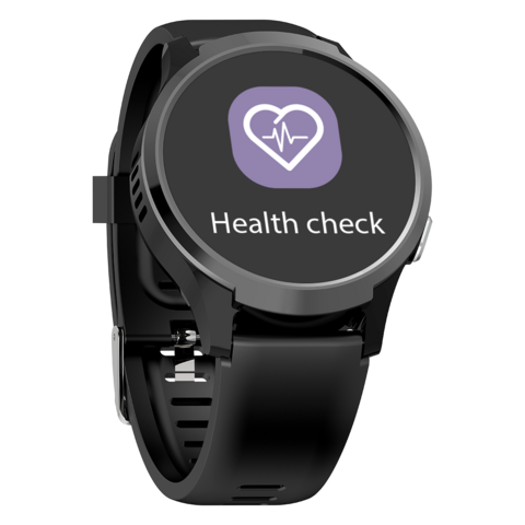 Reloj inteligente GPS para ancianos con botón de emergencia SOS,  dispositivos de alerta de alarma de caída, reloj de monitoreo de presión  arterial de frecuencia cardíaca impermeable, llamada de voz 2G, para  demencia, Alzheimer, negro  