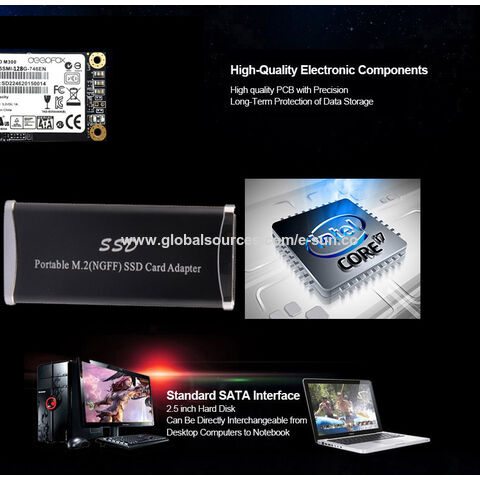 Acheter Disque dur externe SSD Portable disque dur externe haute vitesse  M.2 USB3.1 Interface disque de stockage de masse pour ordinateur Portable  Mac