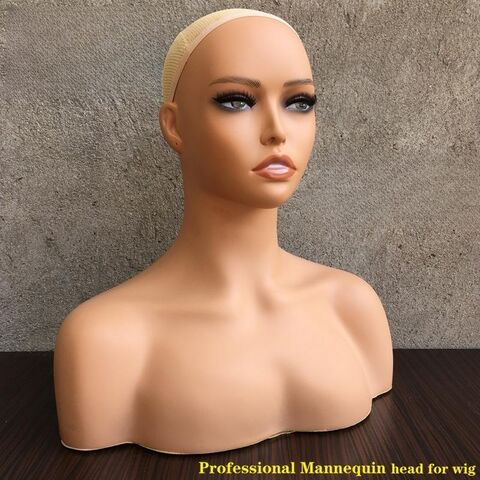 Ml Wholesale Model Head Pierceable Model Head Model Half Head Wig Holder -  China Model Head Pierceable Model Head and Model Half Head Wig Holder price