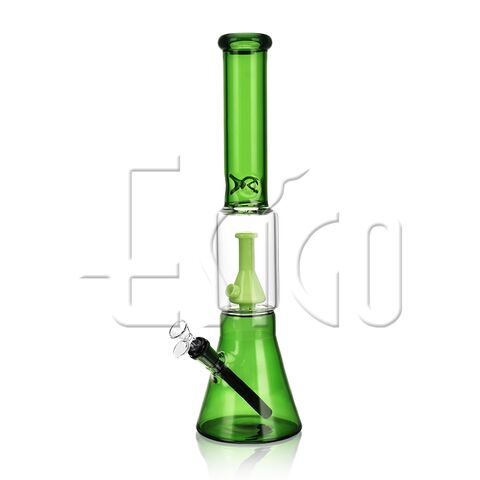 Clear Hookah Water Pipe 10 inch 9MM Thick Wall Heavy Glass Tobacco Bong  Beaker