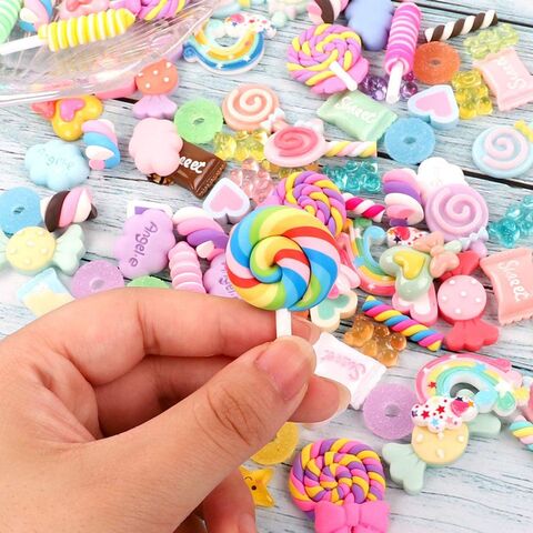 Lovely Bowknot Charms, Mini Resin Charms for DIY Jewelry Making