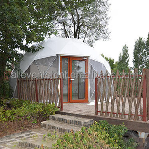 850G/M2 PVC Dome Tent Geodesic Domes Heated Igloo Tent with
