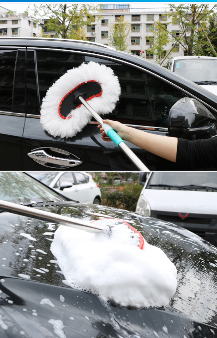 Buy Wholesale China Adjustable Rotating Long Handle Car Cleaning Brushes  Milk Silk Car Wash Mop Brush Rotating Car Wash Brush & Car Wash Mop at USD  0.65