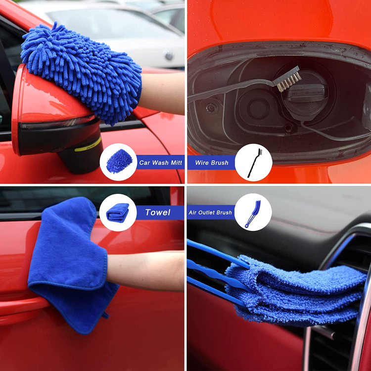 Buy Wholesale China Water Flow Soft Bristle Telescopic Long Handle Car  Cleaning Car Wash Brush & Car Wash Brushes at USD 3