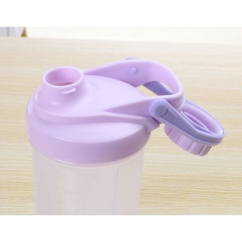 China Custom logo blank eco wheat straw plastic gym protein shaker bottle  shaker cup Manufacturer and Supplier