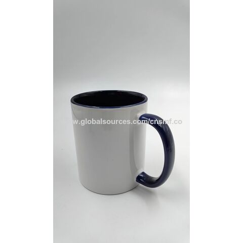 Wholesale High Grade Full White Mug 11oz Ceramic Sublimation Mug